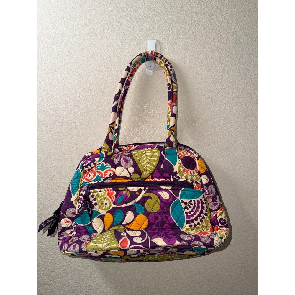 Vera Bradley Purple Purse - Picture 4 of 7